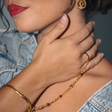 Modur earrings and hand chain