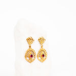 Modur earrings side product view